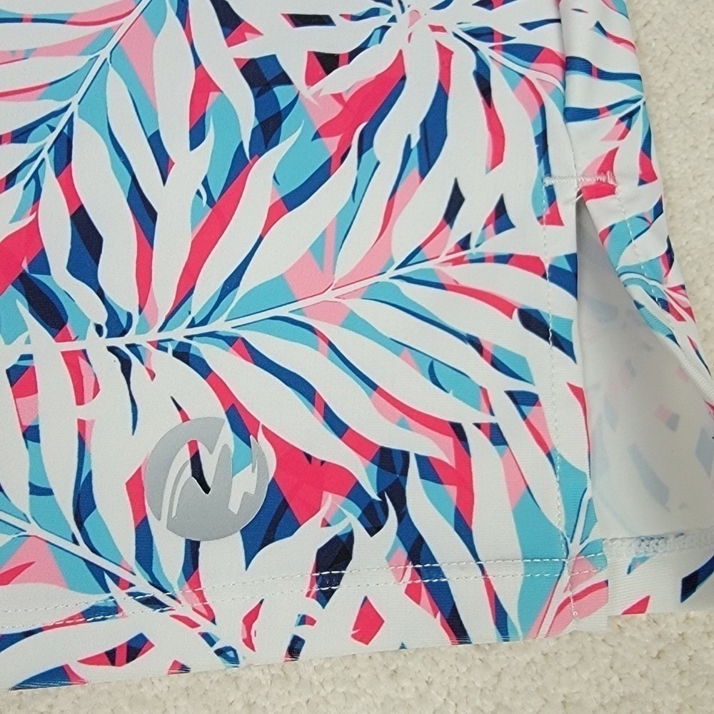 Moteepi Tropical Palm Leaf Athletic Skort Women's Size Large Tennis Golf - Picture 8 of 10